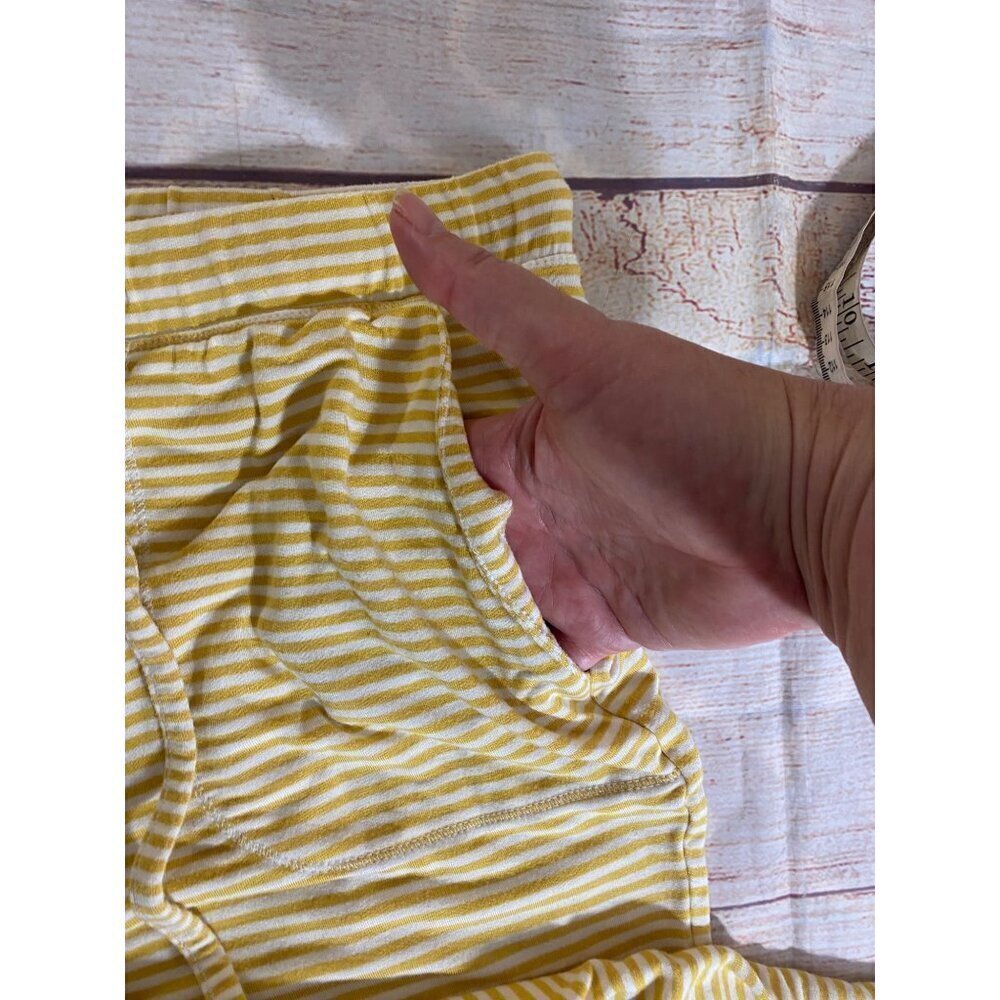 Loft Sleep Yellow And White Stripe Casual Sleep Leisure Pajama Bottoms - Medium - Picture 9 of 12